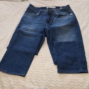 Levi's Dark Blue Curvy Straight Leg Women's Jeans